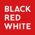 black red white
